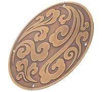 Générique Applique Facile à Installer Style Chinois Traditionnel en Laiton Décorative Vintage Ornement Classique pour Portes D'armoires pour Mobilier et Décoration