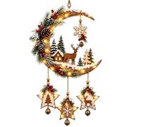 Générique Applique Murale De Lune De Noël, Décor D'étoile Vintage | Lampe Suspendue En Forme De De Lune De Noël, Décoration Pour Fenêtre, Plafond, Fête, Salle À Manger, Dortoir