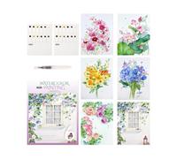 Générique Aquarelle Set 12 couleurs, carnet avec pinceau