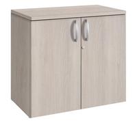 Générique Armoire Basse Portes battantes H 73 x L 80 cm Essens (Chêne Gris)
