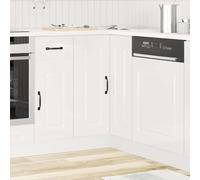 Générique Armoire d'angle de Cuisine Kalmar Blanc Brillant, Meubles, Armoires & Meubles de Rangement, Meubles de Cuisine, Blanc, (Poids 29.3KG)