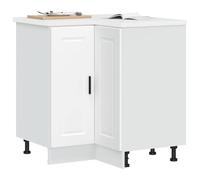 Générique Armoire d'angle de Cuisine Porto Blanc Bois d'ingénierie,Meubles,Armoires & Meubles de Rangement,Meubles de Cuisine,Blanc,29.2 KG,853987