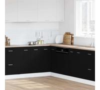 Générique Armoire d'angle en Bas Chêne Noir 75.5 x 75.5 x 81.5 cm,Meubles, Armoires & Meubles de Rangement, Meubles de Cuisine, Blanc (Poids 28.52KG)