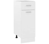 Générique Armoire de Plancher à tiroir Lyon Blanc 30x46x81,5cm,Meubles,Armoires & Meubles de Rangement,Meubles de Cuisine,Blanc,17.32 KG,801204