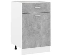 Générique Armoire de Plancher à tiroir Lyon Gris béton, Meubles, Armoires & Meubles de Rangement, Meubles de Cuisine, Gris, (Poids 22.58KG)