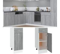 Générique Armoire de Plancher à tiroir Lyon Sonoma Gris 30x46x81,5 cm,Meubles,Armoires & Meubles de Rangement,Meubles de Cuisine,Gris,17.01 KG,815568