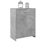 Générique Armoire de Salle de Bain Gris béton 60x33x80 cm Aggloméré,Meubles, Ensembles de mobilier pour salles de Bains,856286