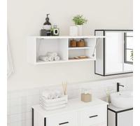Générique Armoire Murale de Bain Blanc 80x25x30 cm Bois d'ingénierie, Meubles, Armoires & Meubles de Rangement, Meubles-lavabos, Meubles-lavabos de Salle de Bains, Blanc, (Poids 11.35KG)