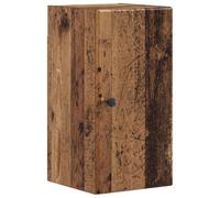 Générique Armoire Murale de Salle de Bain Breda Bois Ancien | Rangement mural,porte réversible,bois d'ingénierie,profil fin,poignées en métal,fixation murale fournie