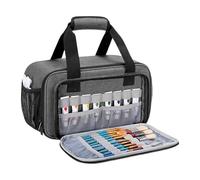 Générique Art Bag, Craft Storage Organizer, 13.98x8.66x7.09 inches Paint Holder Case, Large Capacity Carrier for Supplies Painting Accessories and Creative Tools Travel School Teacher Use