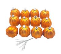 Générique Artificial Pumpkin Decoration | Small Lightweight Artificial Simulated Matte Ornament | Outdoor Pumpkin Decor | Ideal for Porch Outdoor Home Table Fireplace Cottage Living Room Garden