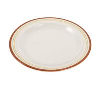 Générique Assiette à Dessert en Céramique Vintage Orange, Plateau de Collation Pratique et Élégant pour Dresser ou Hôtels, Design Simple et Robuste
