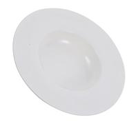 Générique Assiette à Pâtes Plateau à Salade Multifonction 10 Pouces en Céramique Blanche Style Européen Simple et Propre pour Repas Chauds ou Froids Restaurant ou Buffet