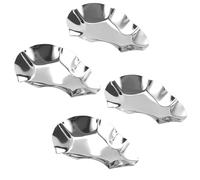 Générique Assiette de présentation d ' huîtres Moderne pour Table à, 4 Pack | Plateau d ' apéritif en acier inoxydable, antirouille résistant à la, pour la cuisson et la poêle à griller