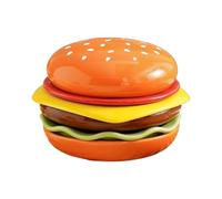 Générique Assiettes à Hamburger - 6 pièces, Design empilable Intelligent, Assiettes à Sauce, Bols d'assaisonnement | Plat à tremper pour Burger adapté aux fêtes, apéritifs, collations ou Restaurants