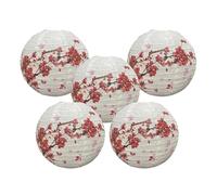 Générique Assortiment de Lampes en Papier japonaises et Chinoises, y Compris des Fleurs de Cerisier et des kakis, pour Les décorations de fêtes et d ' événements Lampe en Papier conviviale