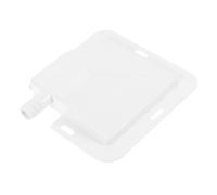 Générique Bac de climatiseur split Collecteur d'eau de climatisation en plastique blanc avec grand entonnoir et trou de 1,2 cm, installation facile, pour maison et bureau