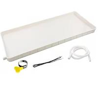 Générique Bac de Vidange pour Climatiseur Mobile - Bac Condensat Clim & Récupération des Condensats en PVC avec Tuyau de Vidange 2M/3M/4M/5M, Facile à Installer, Compatible AC & Pompe à Chaleur