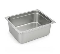 Générique Bac Inox GN 1/1 Hauteur 15 cm - 53 x 32,5 cm - Compatible Four, Bain-Marie et Réfrigération - Empilable
