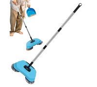 Générique Balayeuse à Main, balayeuse de Sol à Main,Balai aspirateur Non électrique - Balayeuse à poignée réglable, Outils de Nettoyage de Sol pour Le Balayage Domestique, intérieur et extérieur