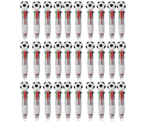 Générique Balle, Ensemble De à Bille, Football Black 30PCS | Balle de Sport Amusante Sur le Thème, à Bille Multicolore pour et Adultes, Écriture de Motivation