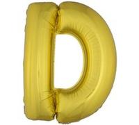 Generique - Ballon Aluminium Géant Lettre D doré 1m doré G