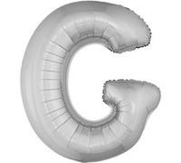 Generique - Ballon Aluminium Géant Lettre G Argenté 1m argent G