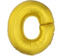 Generique - Ballon Aluminium Géant Lettre O doré 1m doré G