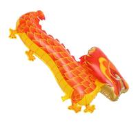 Générique Ballon et Facile à Démonter Dragon Rouge en Aluminium Élément Interactif pour Décoration Festive du Nouvel An pour Fête Porche