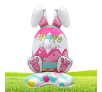 Générique Ballons de Pâques - Décorations de fête festives | Matériau en Latex et en Aluminium avec des Motifs d'œufs de Lapin imprimés, Ensemble Gonflable Soutenu pour événements d', décorati