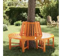 Générique Banc d'arbre Circulaire 160 cm Bois Eucalyptus | Diametre Interieur 70 cm, Pour Arbre, Exterieur, Resistance Intemperies, 110 kg Par Siege
