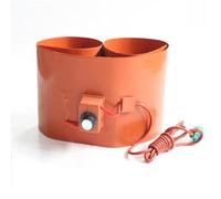 Générique Bande chauffante électrique Industrielle en Silicone pour fûts et seaux d'huile, Protection antigel réglable, Coussin Chauffant en Silicone réglable de 200 L pour fûts et réservoirs d'huile