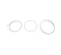 Générique Bande de Reliure et Protéger L'instrument pour Guitare et Ukulélé en Plastique Blanc, 3 Pièces 3 Largeurs Différentes pour Prolonger la Durée de Vie