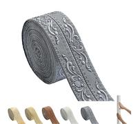 Générique Bande décorative adhésive pour murs et meubles - Frise murale 3D en relief, étanche et autocollante - Moulure décorative pour murs, placards et mobilier (#5)