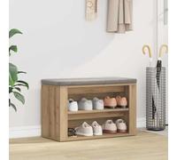 Générique Banquette Rangement Chaussures Moderne avec étagère, Assise Confortable et Design épuré en Bois d'ingénierie, idéale pour Couloir et Salon.