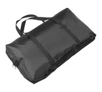Générique Barbecue Extérieur Noir, Paquet de Transport Pliable Polyester | Grosse Capacité, Ouverture Pratique, Coutures Renforcées, Poignées Doubles, pour Pique-niques et Camping