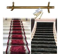 Générique Barres de Fixation réglables pour Tapis d'escalier, Supports de Sol sécurisés, Barres de Maintien sur Mesure pour Tapis d'escalier, Accessoires de Fixation réglables avec Supports, Barre de