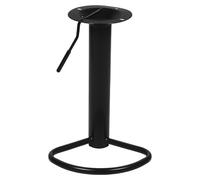 Générique Base Pivotante de Remplacement pour Tabouret de Bar Noir en Fer avec Repose-Pieds Intégré, Ajustement Précis Hauteur, pour Comptoirs et Fêtes