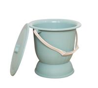 Générique Bassin de Lit en Plastique Léger et Facile à Nettoyer, Pot de Chambre pour Adultes et Garçon et Filles Couvercle Anti-odeurs, Seau à Pipi Portable pour Usage Quotidien