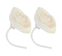 Générique Bâtonnets de Recharge Diffuseur d'Huiles Essentielles 7 CM Camélia Beige Lot de 2 en Fleur de Moelle de Sureau pour Maison Bureau Chambre