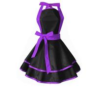Générique Belle chérie rétro tablier robe réglable sangle de cou à volants tablier cuisine cuisinier robe chasuble mères cadeaux à volants
