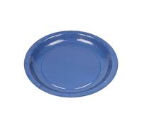Générique Best Products - 10 Assiettes Carton Bio Rond 20CM Bleu Marine