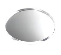 Générique Bloc d'affichage en acrylique, présentoir rond poli transparent de 20 cm, socle rond de 1,5 cm d'épaisseur, rehausseur en acrylique pour objets de collection, bijoux, cosmétiques
