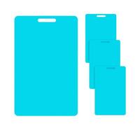 Générique Bloc-notes effaçable - Badge de 3,35 pouces | PP réutilisable - Carnet vertical avec effaçable et nettoyage à l'alcool pour bureau, école, hôpital, hôtel et usage professionnel
