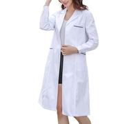 Générique Blouse Blanche Homme Femme Blouse Chimie College Blanche Chimie Lycee Femme Médecin Coton Infirmière Tenue Infirmiere Professionnelle