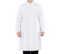 Générique Blouse Blanche Homme Femme Blouse Chimie College Blanche Chimie Lycee Femme Médecin Coton Infirmière Tenue Infirmiere Professionnelle