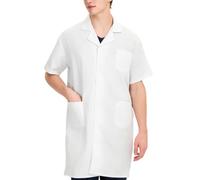 Générique Blouse Blanche Homme Femme Blouse Chimie College Blanche Chimie Lycee Femme Médecin Coton Infirmière Tenue Infirmiere Professionnelle