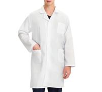 Générique Blouse Blanche Homme Femme Blouse Chimie College Blanche Chimie Lycee Femme Médecin Coton Infirmière Tenue Infirmiere Professionnelle