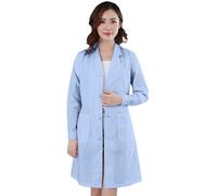 Générique Blouse Blanche Homme Femme Blouse Chimie College Blanche Chimie Lycee Femme Médecin Coton Infirmière Tenue Infirmiere Professionnelle