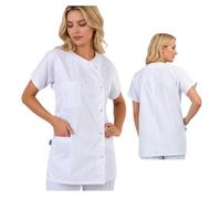 Générique Blouse Blanche Homme Femme Blouse Chimie College Blanche Chimie Lycee Femme Médecin Coton Infirmière Tenue Infirmiere Professionnelle